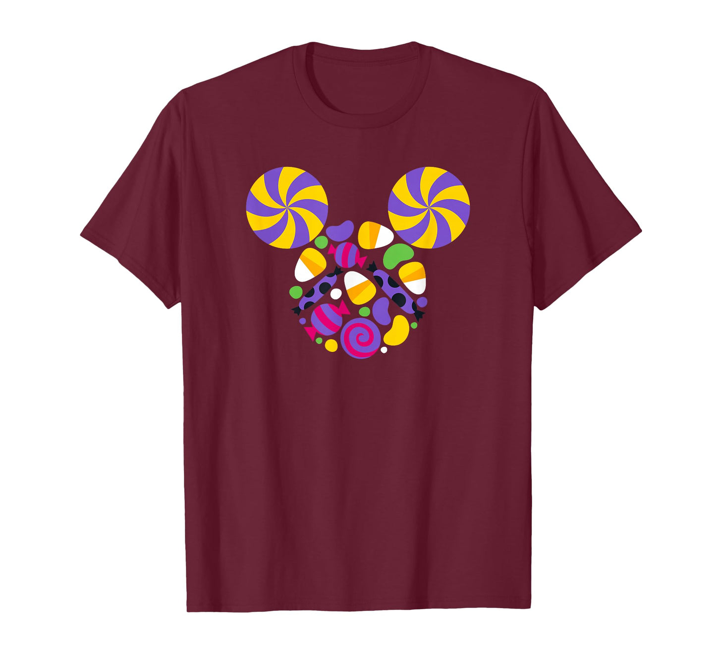 Disney Mickey and Friends Halloween Mickey Candy Face T-Shirt