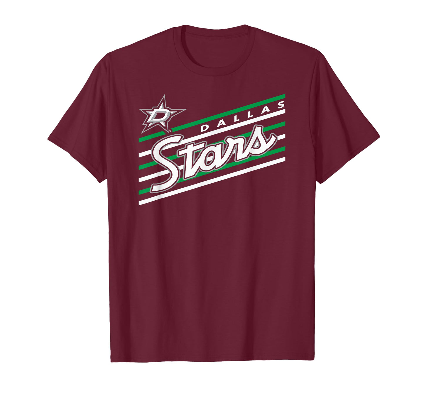Dallas Stars Retro Performer Black Officially Licensed T-Shirt