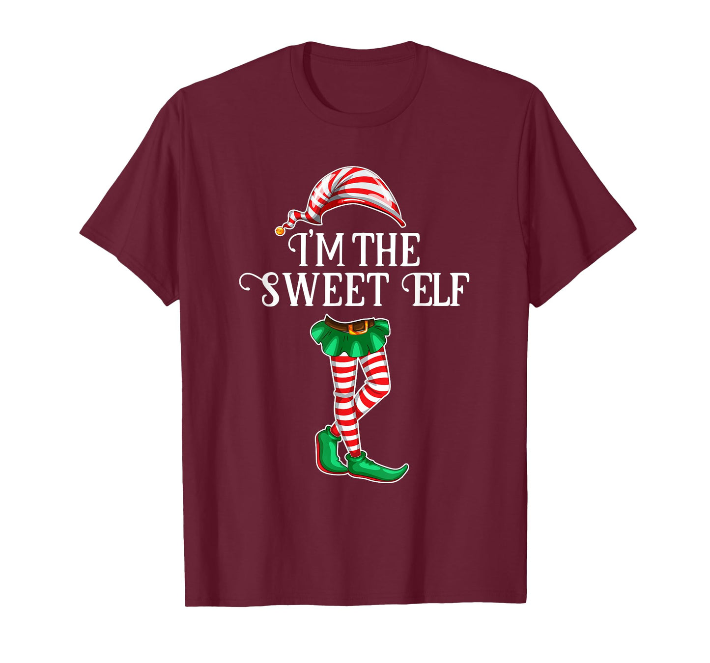 I'm the Sweet Elf Christmas Matching Family Group Gift T-Shirt