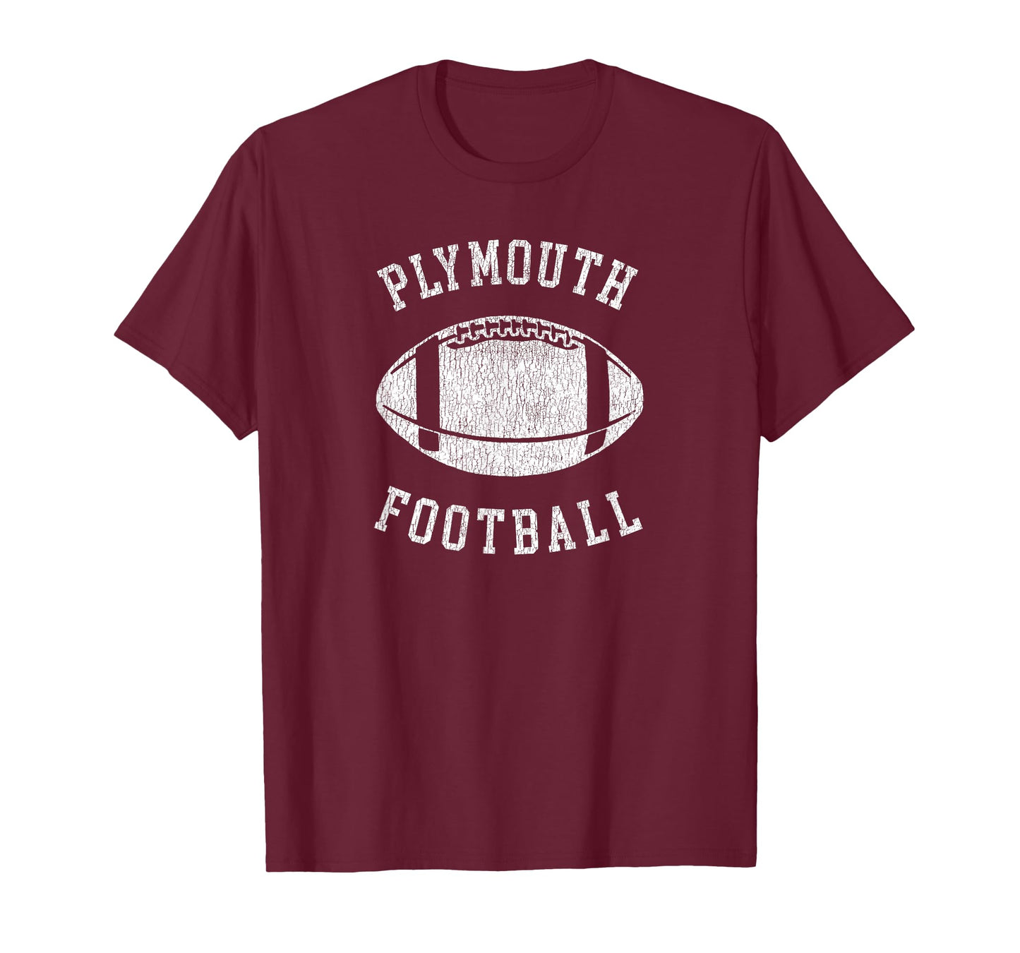 Plymouth Football Distressed Vintage 80's Throwback Classic T-Shirt