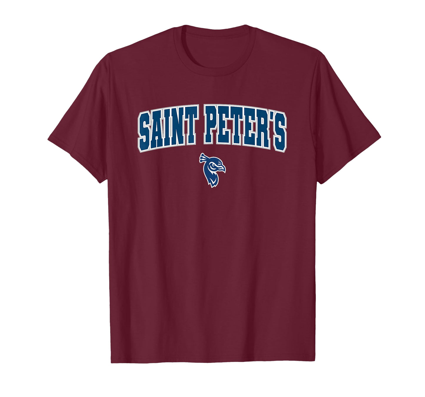 Saint Peter's University Peacocks Arch Logo T-Shirt