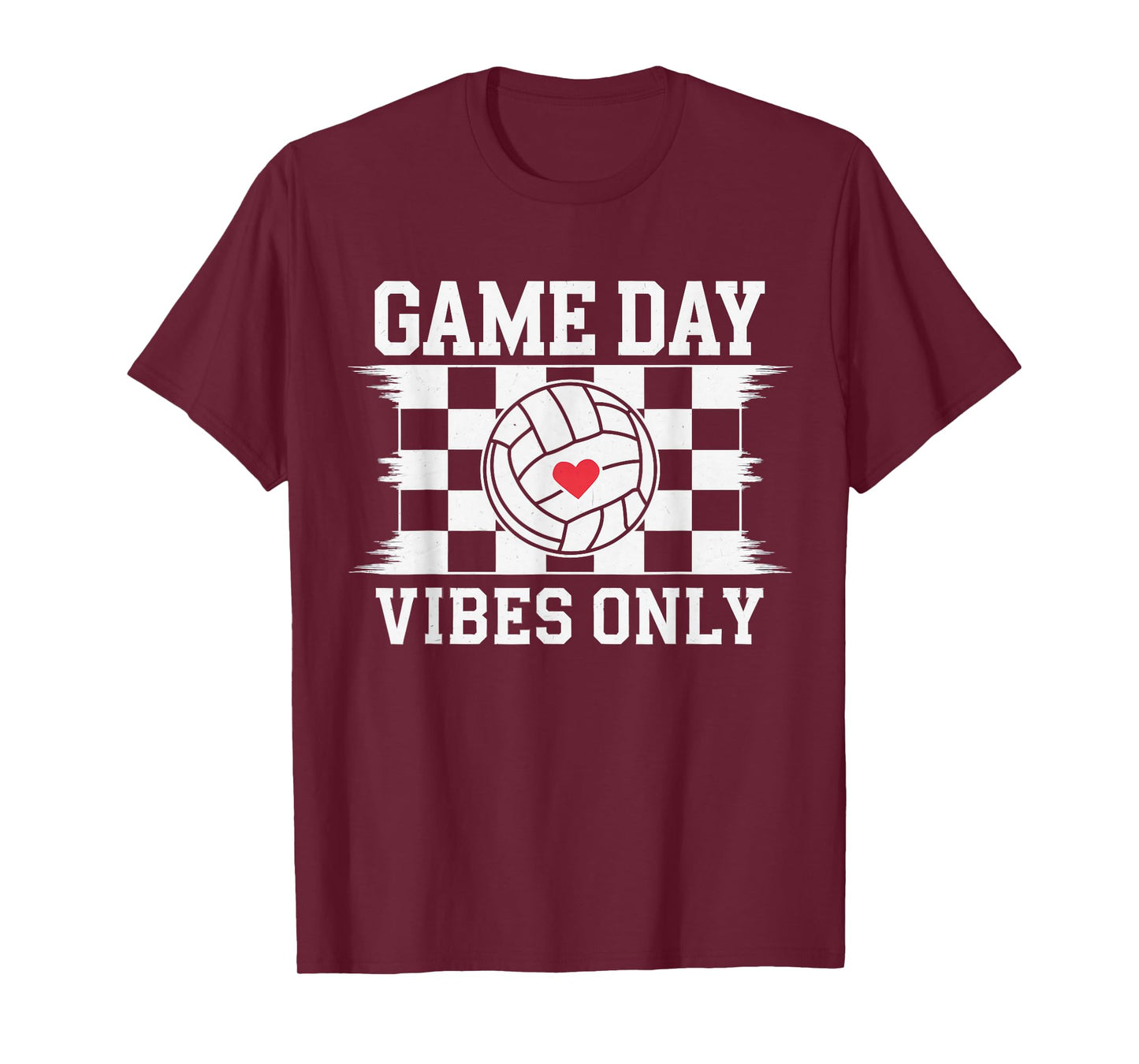 Groovy Volleyball Women Girls Volleyball Game Day Vibes T-Shirt