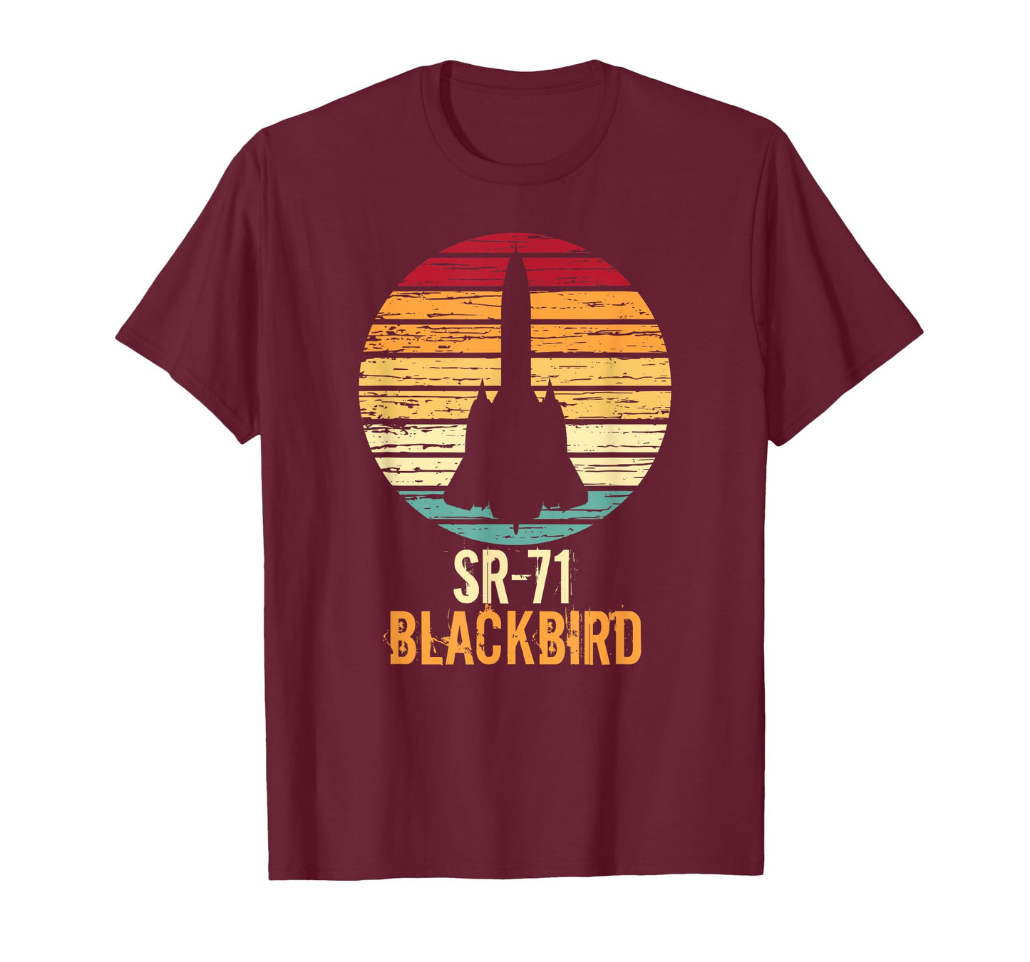 Vintage SR-71 Blackbird Military Aviation Aircraft T-Shirt