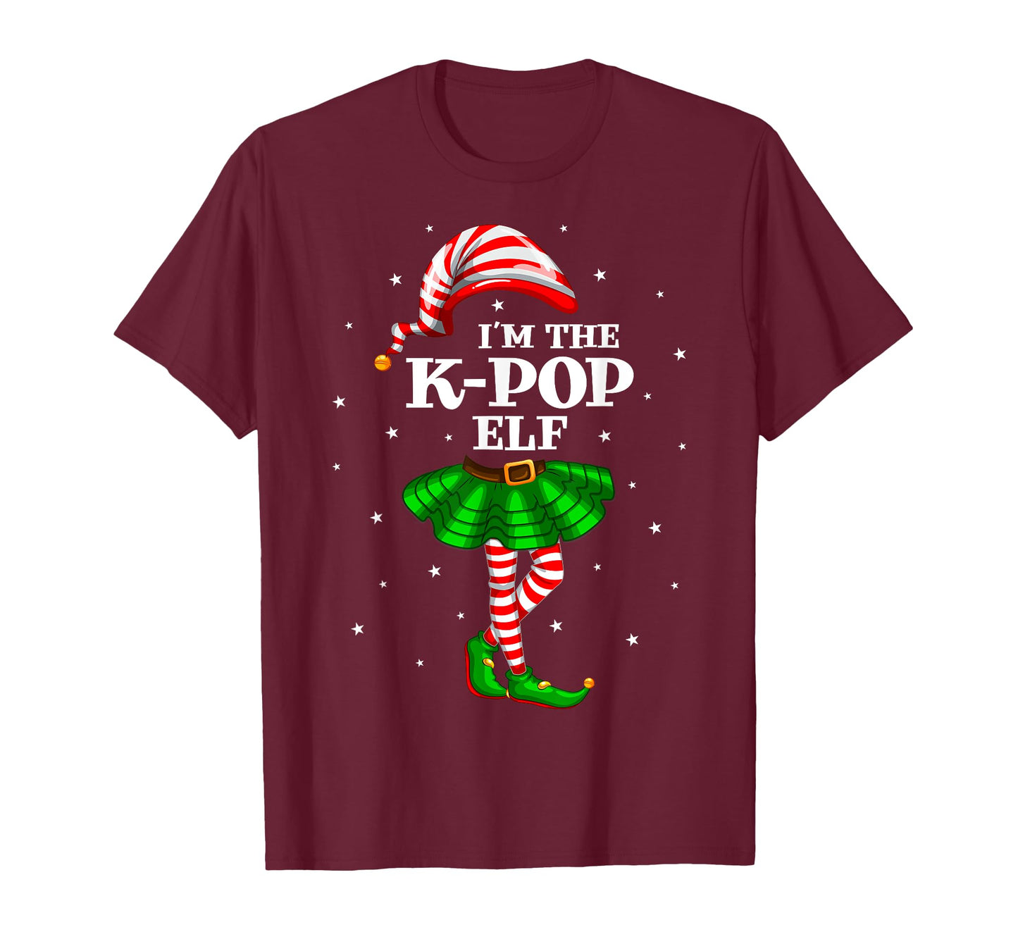 Matching Family Group I'm The K-Pop Elf Christmas T-Shirt