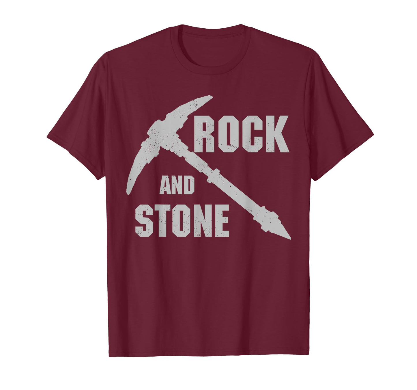 Rock and Stone! - Grey Design Vintage T-Shirt
