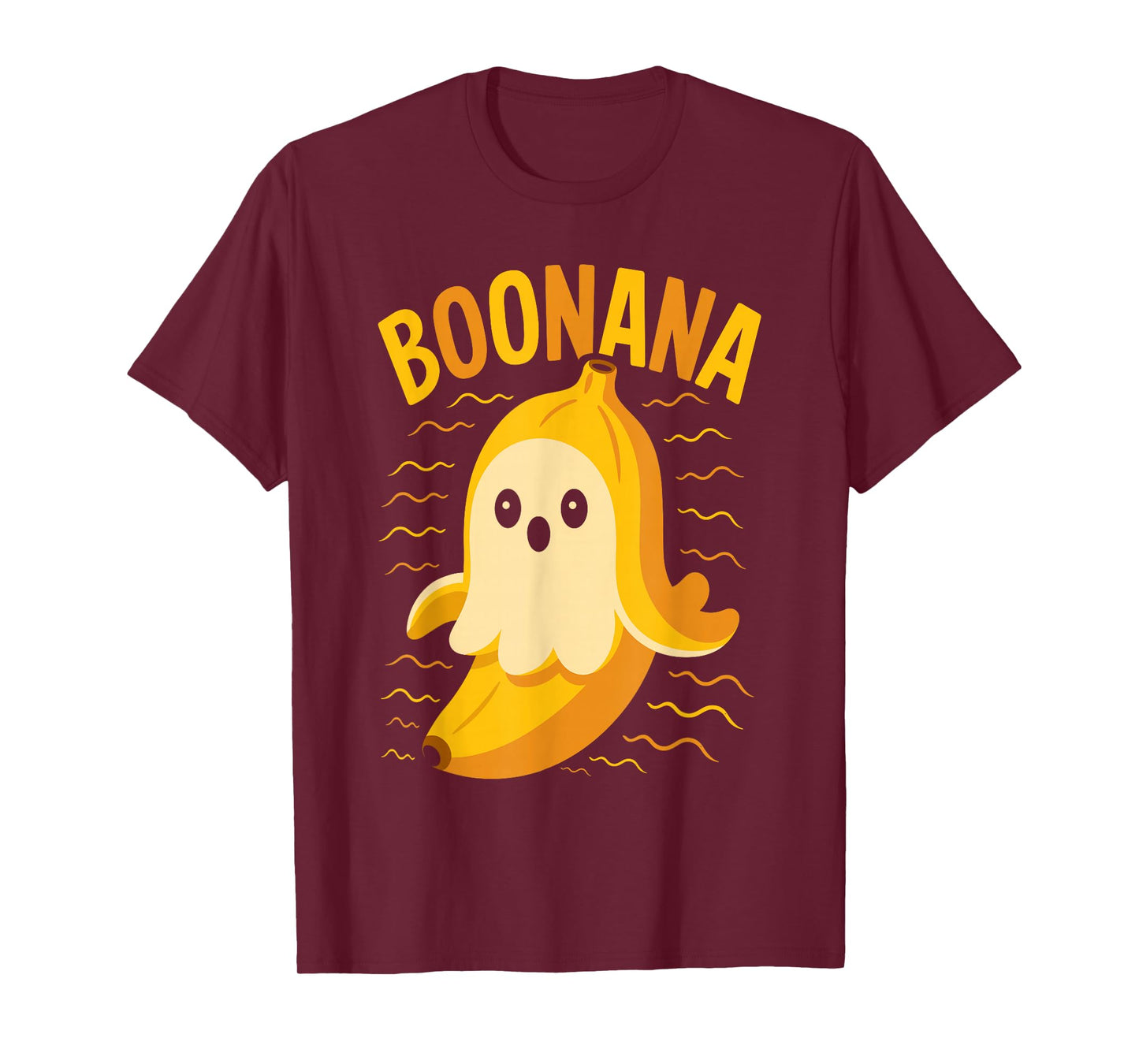 Boonana Cute Ghost Banana Ghost Food Halloween Costume T-Shirt