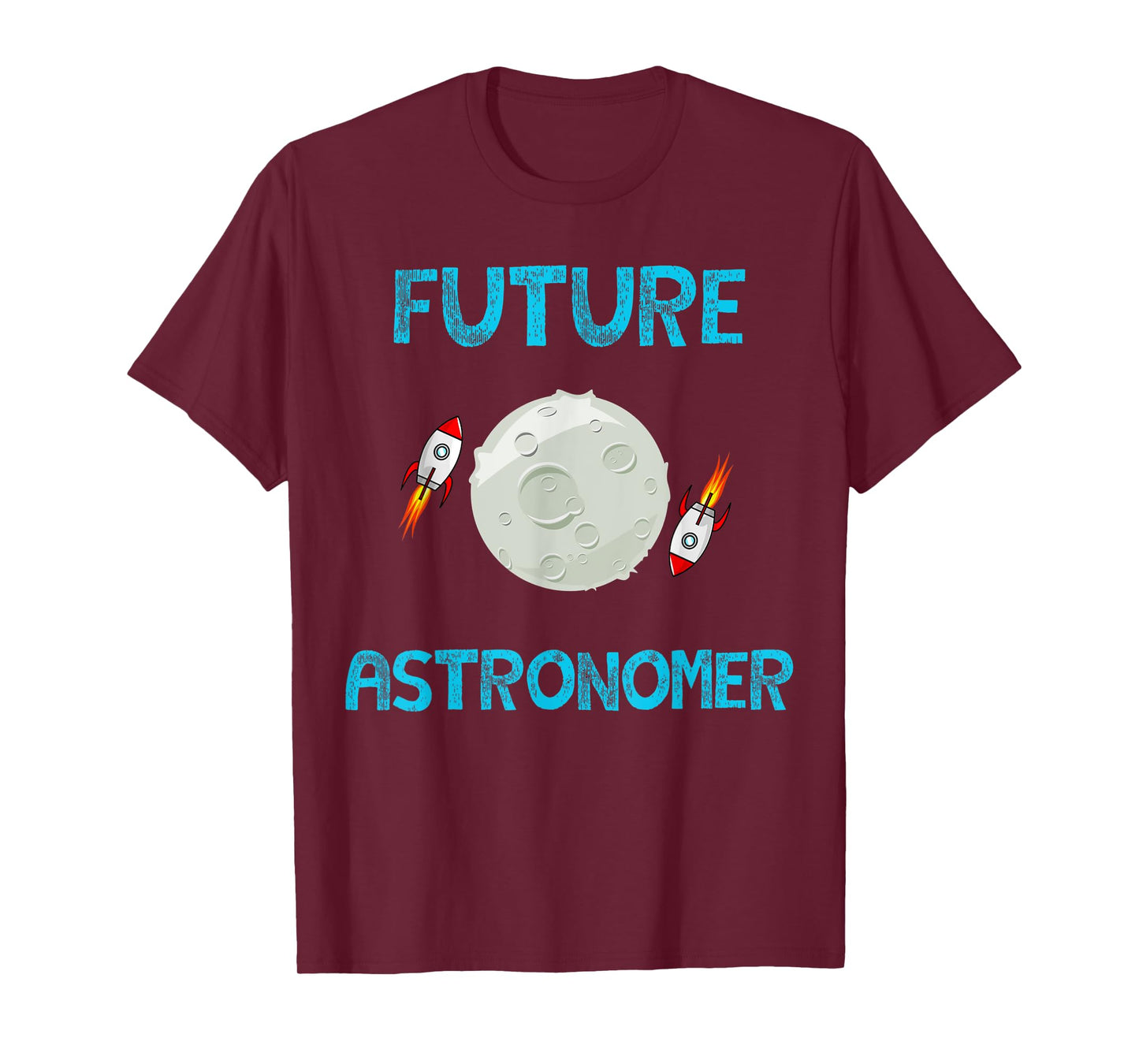 Future Astronomer Children's Star Galaxy Moon Rocket Ship T-Shirt
