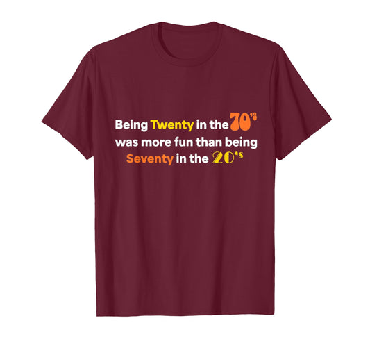 Being Twenty in the '70s Was Much More Fun Than T-Shirt