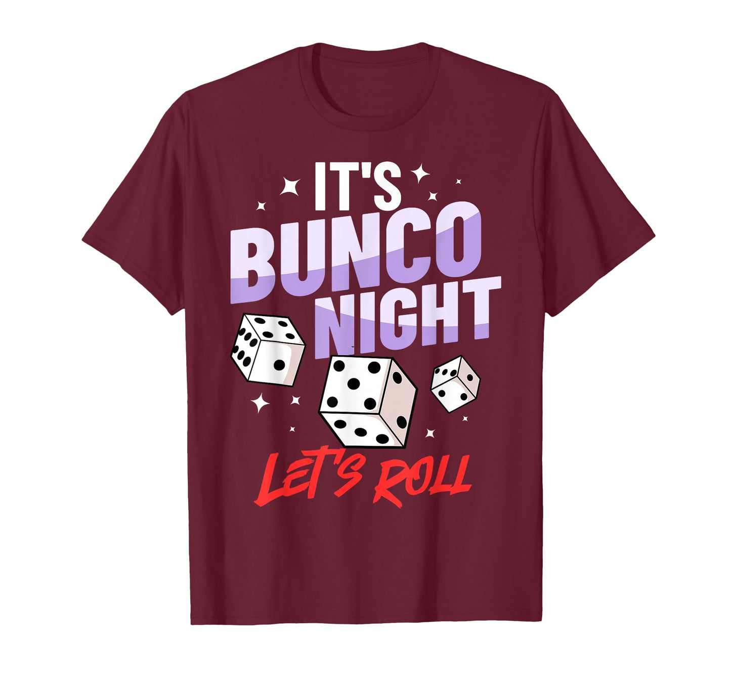 Bunco Dice Game Rules Night Party T-Shirt