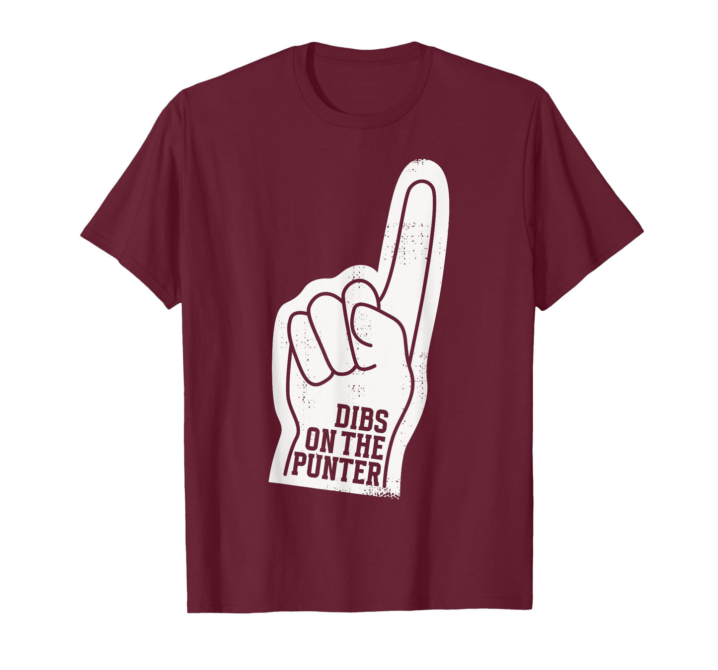 Dibs On The Punter Funny Football Wife Girlfriend Love T-Shirt