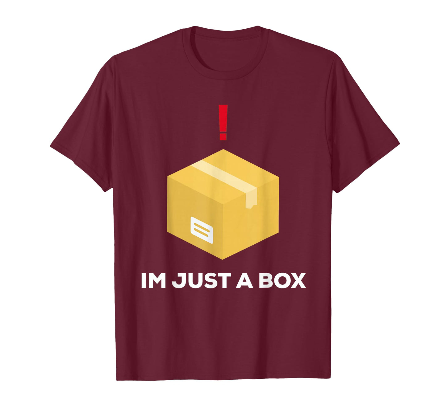 Im Just A Box Funny Fast Solid Gear T-Shirt