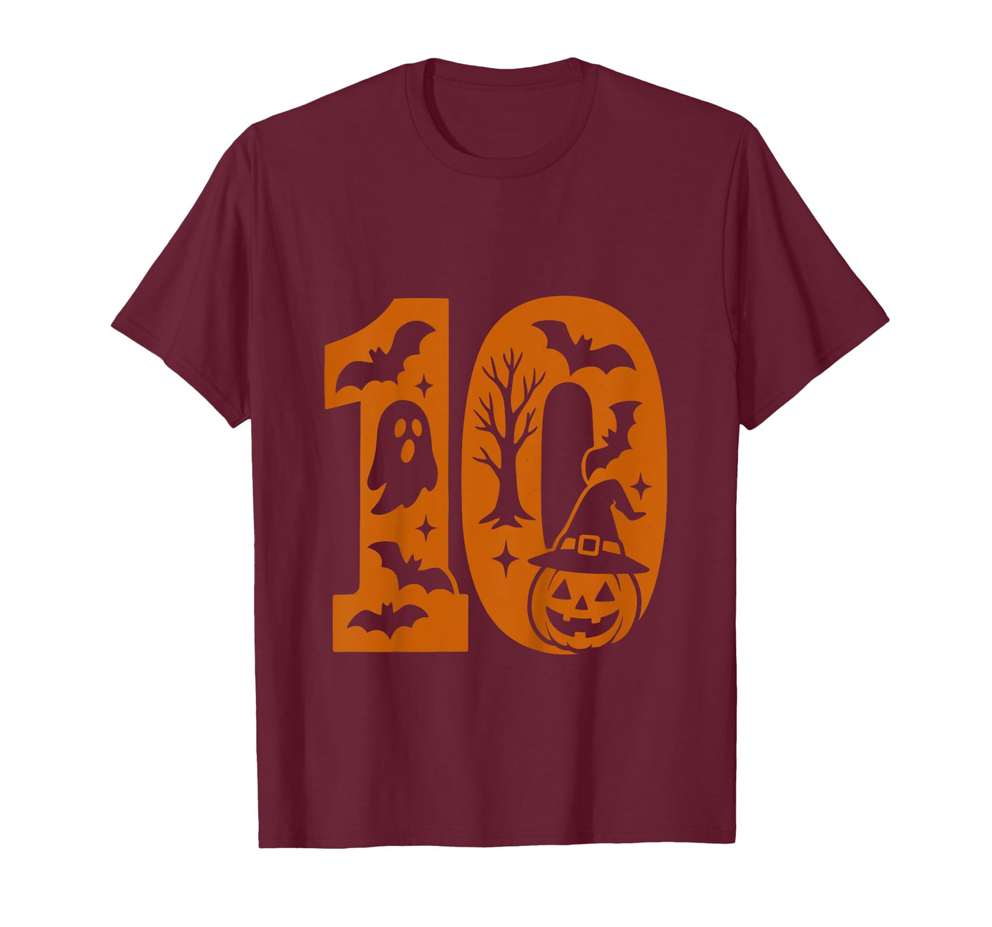 10th Birthday Spooky Halloween 10 Year Old T-Shirt