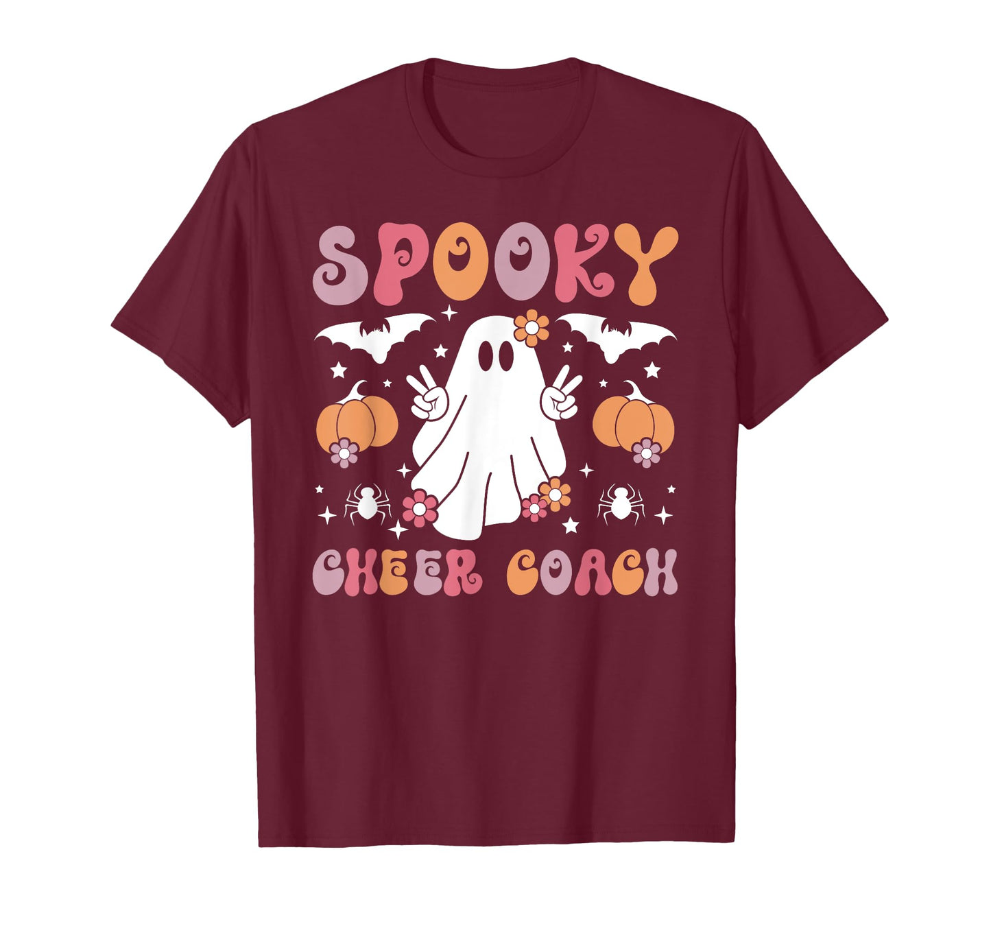 Spooky Cheer Coach Halloween Cheerleading Coach T-Shirt