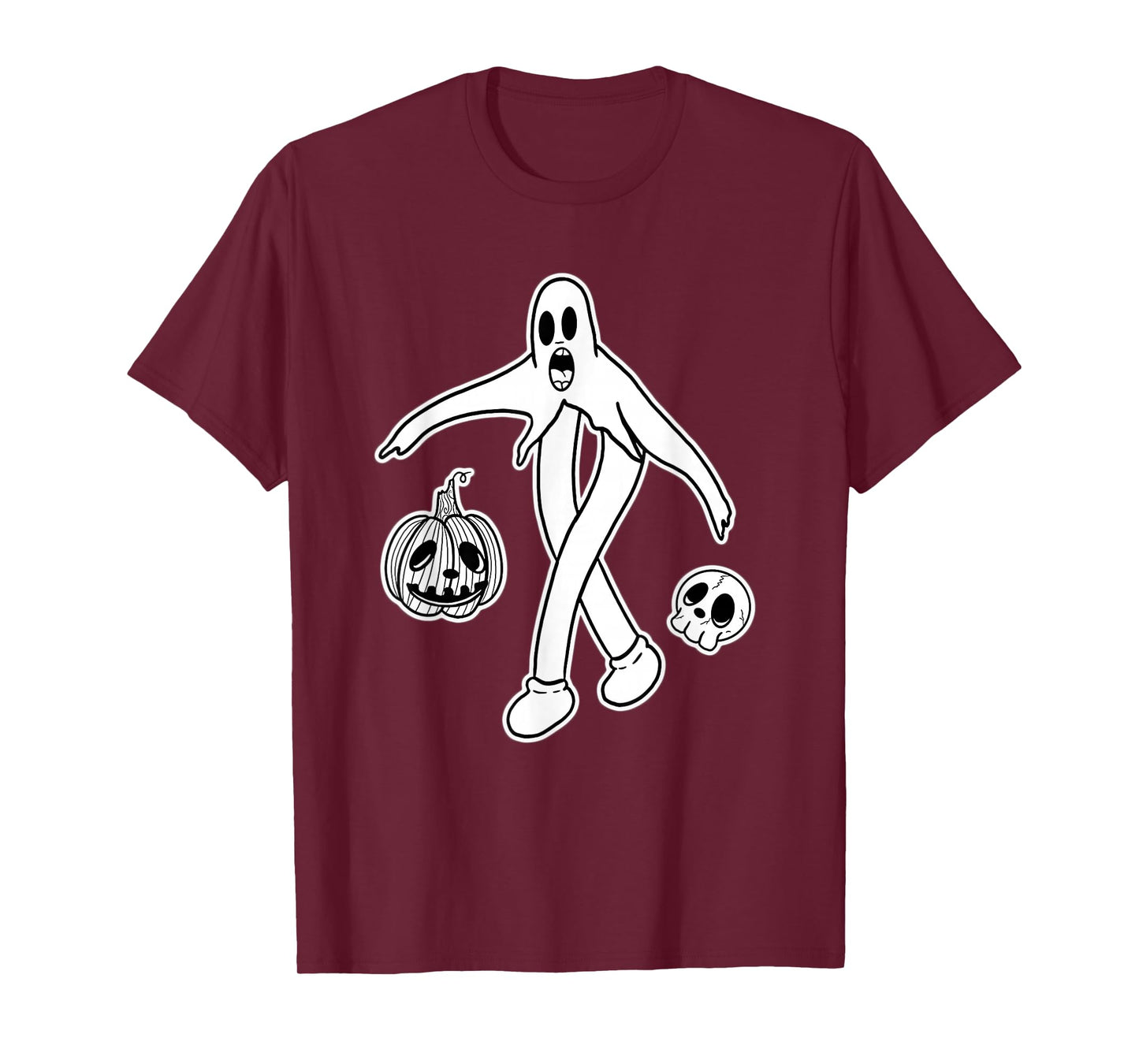 Koko the Clown Ghost Skull Jack-o-Lantern Pumpkin T-Shirt