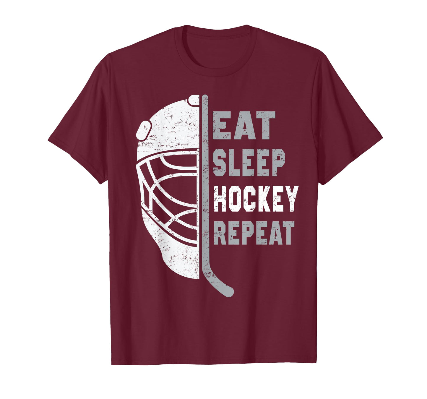 Eat Sleep Hockey Repeat Hockey Lovers Kids Youth Women T-Shirt