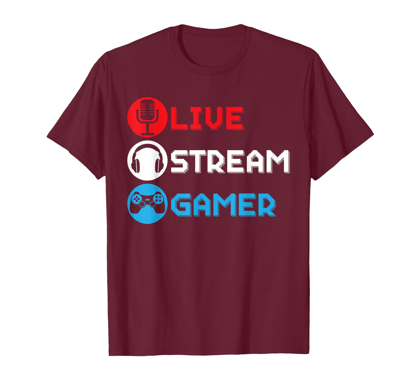 Live Stream Gamer Livestreaming Video Game Online Streaming T-Shirt