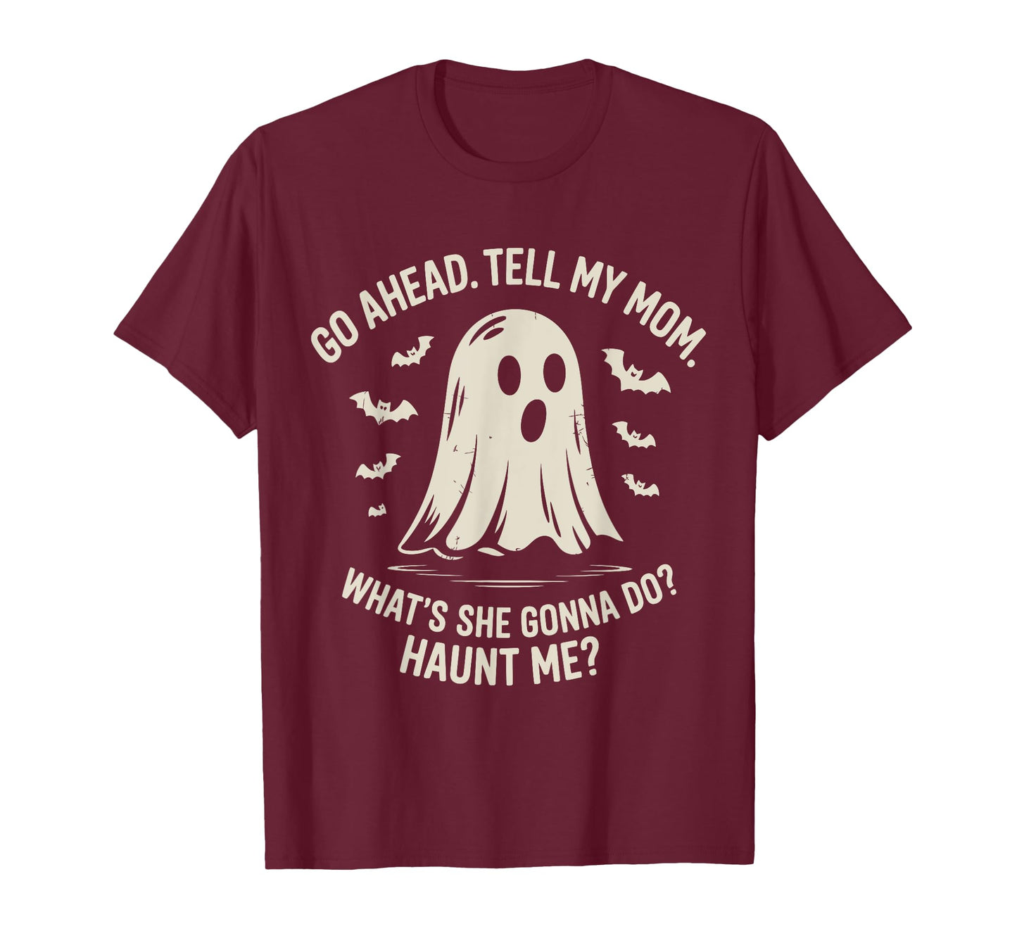 Retro Sarcastic Mom Humor Dead Parent Joke T-Shirt