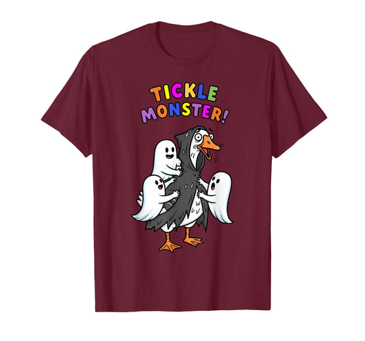 Tickle Monster Funny Silly Goose Halloween Costume for Kids T-Shirt