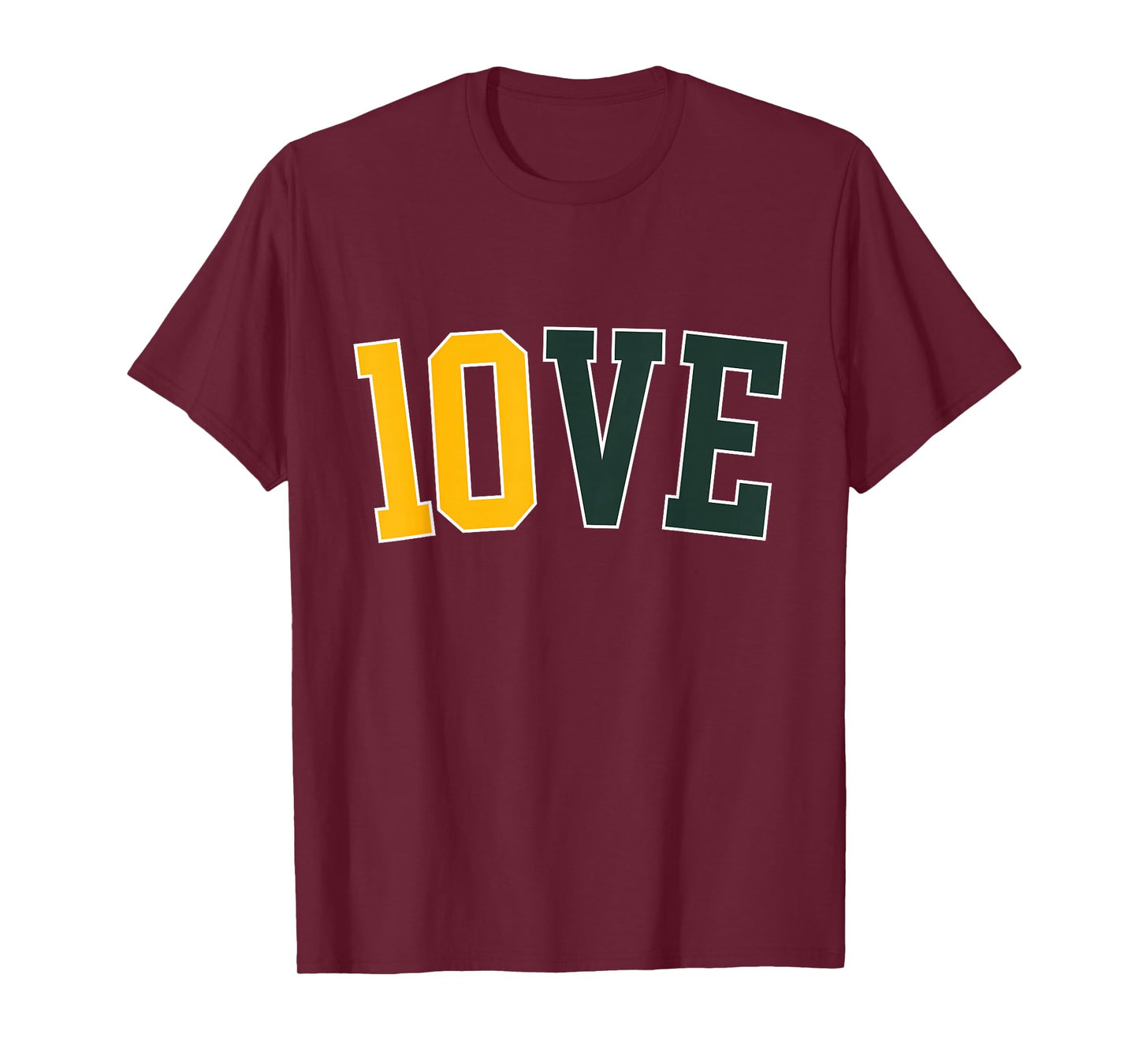 Feel The 10VE Jordan Quarterback Love American Football T-Shirt