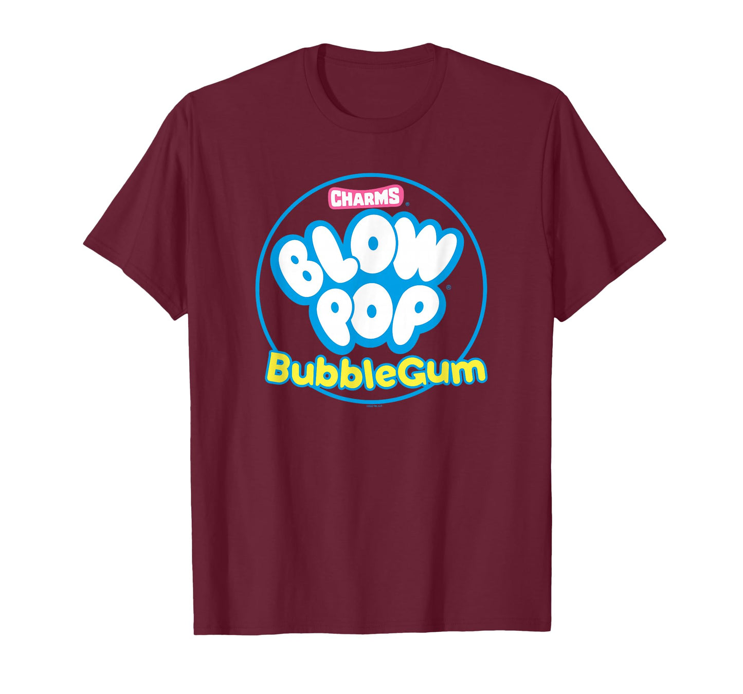 Charms Blow Pop Bubble Gum Circle Logo V-2 T-Shirt