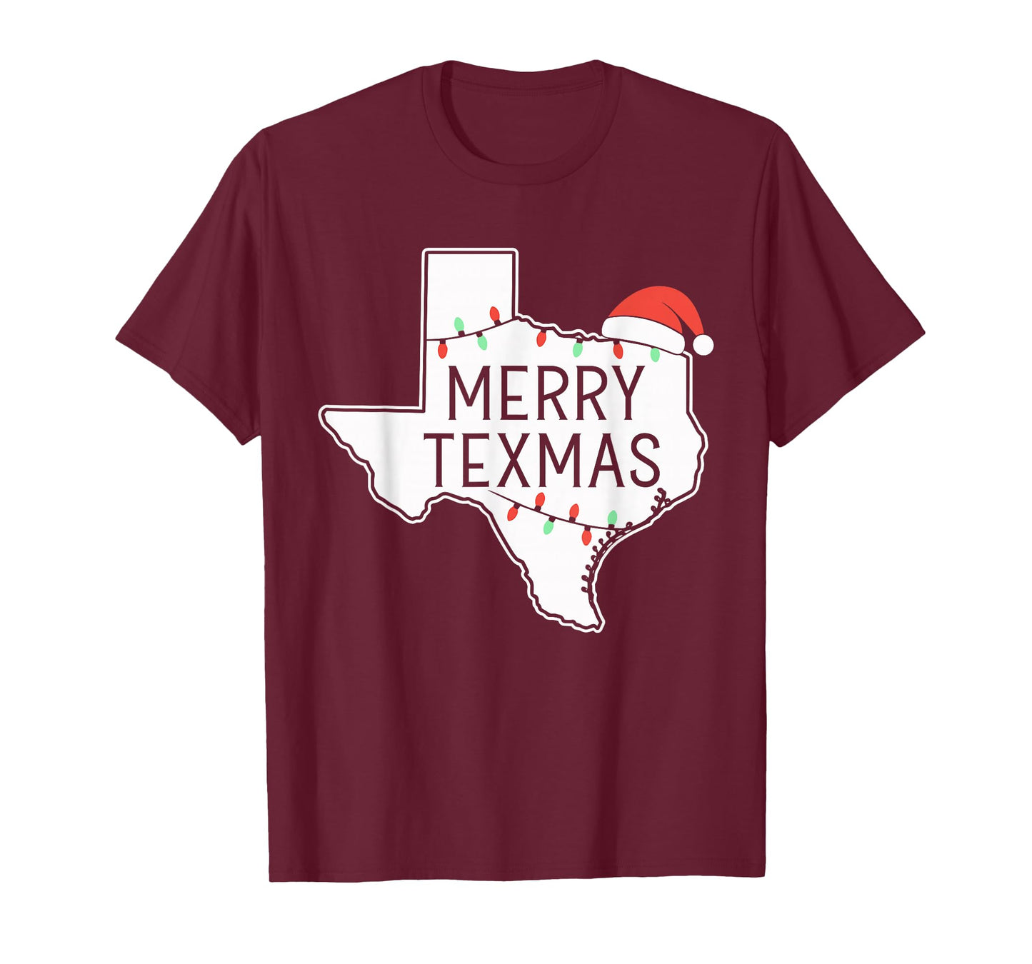 Merry Texmas Texas State Christmas T-Shirt