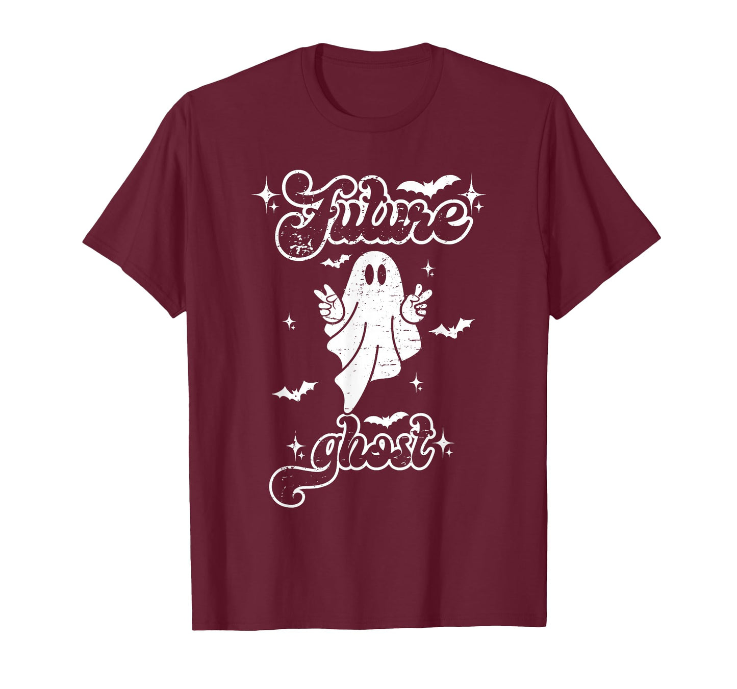 Future Ghost Funny Vintage Halloween Costume Men Women Kids T-Shirt