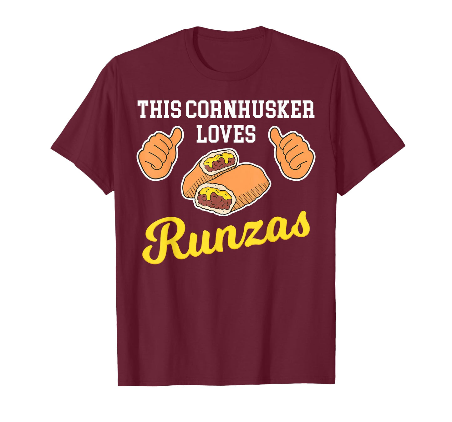 Thumbs Nebraska Sandwich Runza T-Shirt