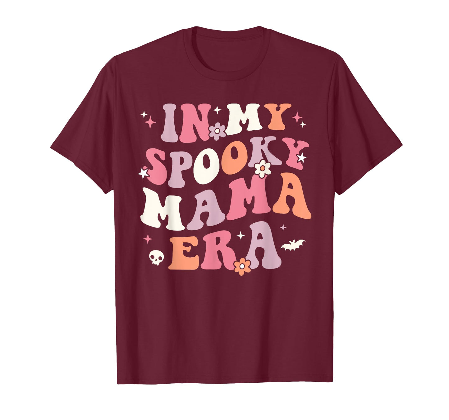In My Spooky Mama Era Retro Halloween Witchy One Spooky Mom T-Shirt