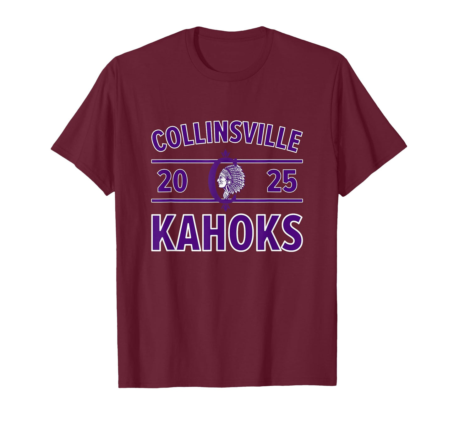 Collinsville Kahoks Logo 2025 HS T-Shirt