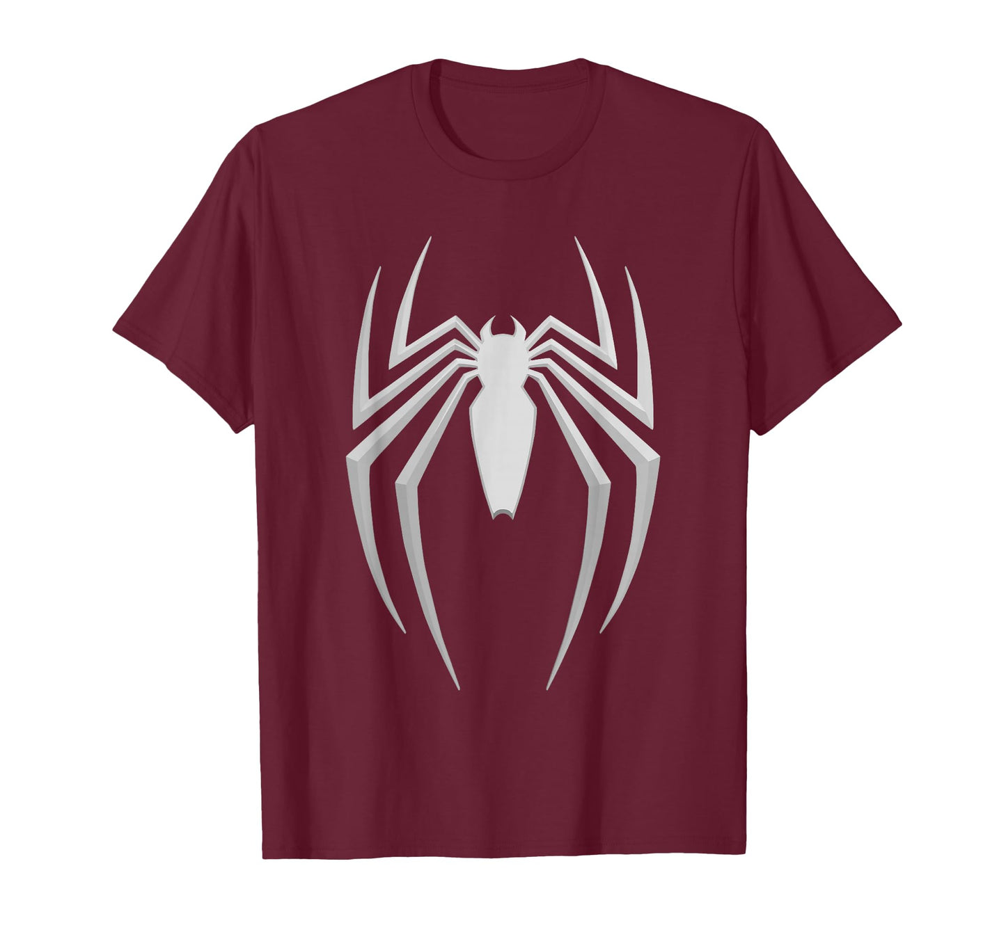 Marvel Spider-Man 2 Silver Spider Chest Emblem T-Shirt