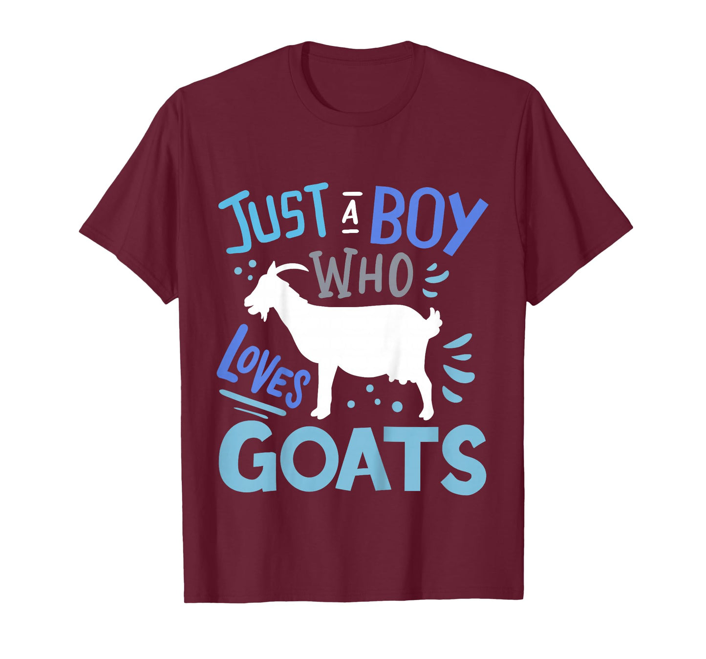 Kids Goat Just A Boy Who Loves Goats Gift T-Shirt