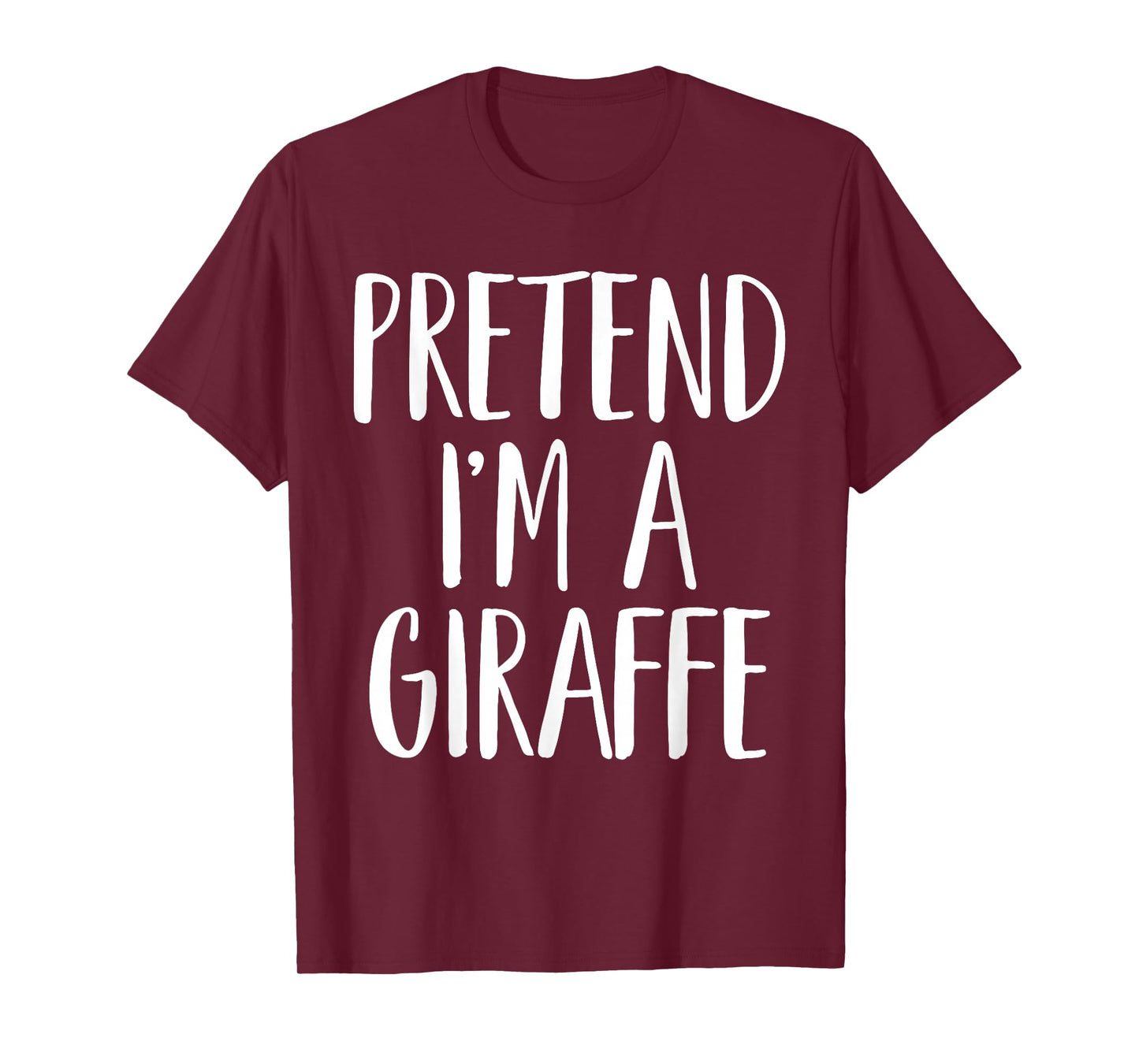 Pretend I'm A Giraffe Family Women Men Kid Halloween Costume T-Shirt