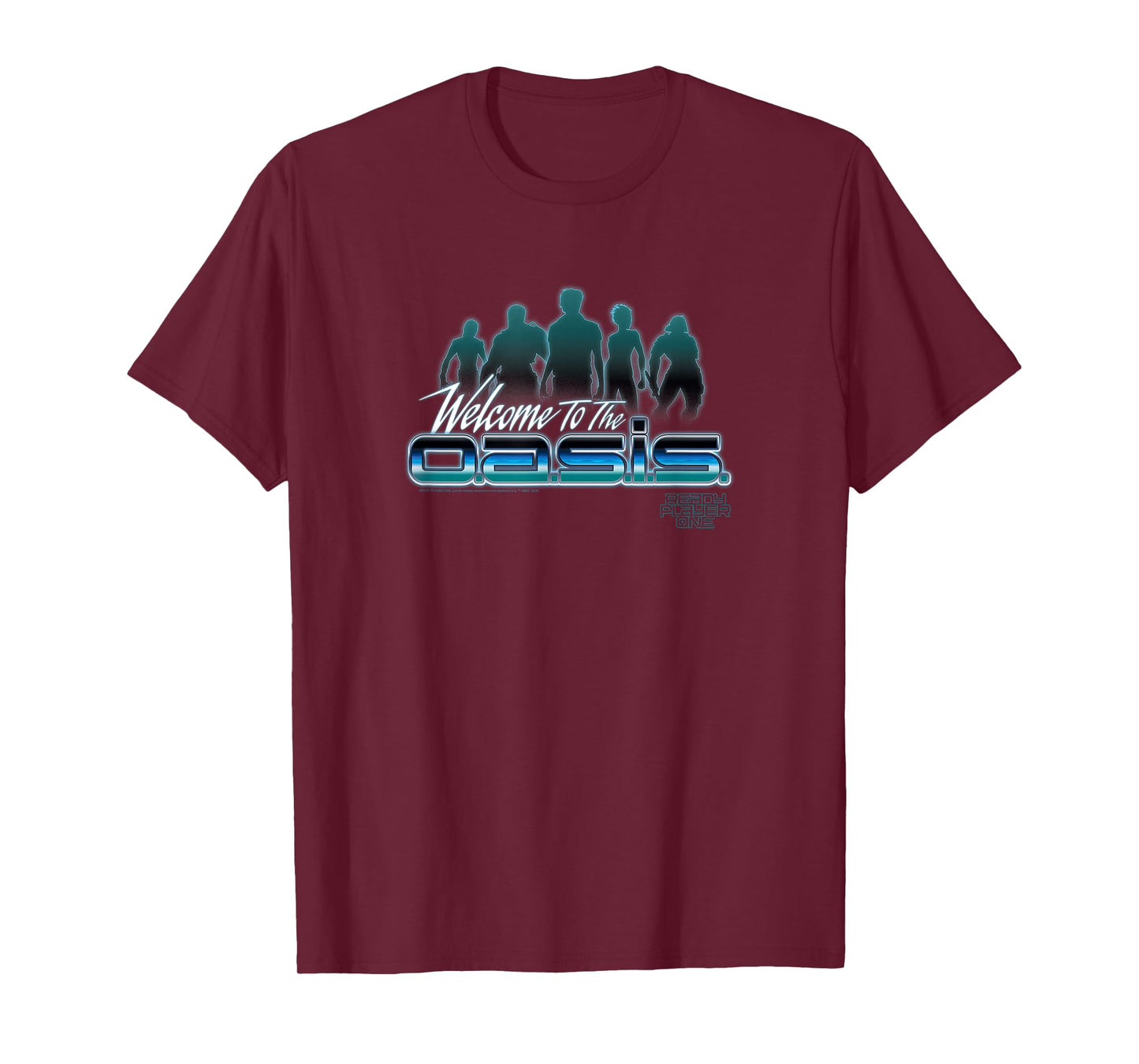 Ready Player One Welcome To The Oasis Text T-Shirt