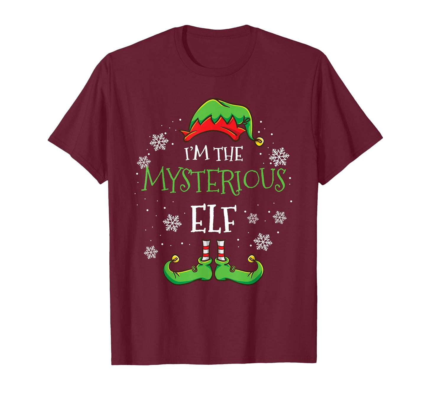 Im The Mysterious Elf Christmas T-Shirt