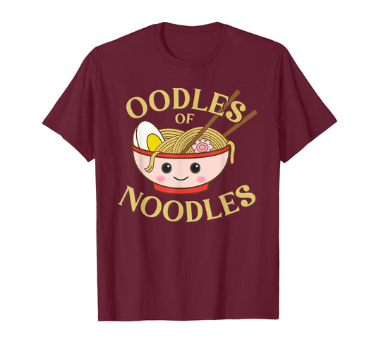 Ramen T-Shirt Cute Kawaii Japanese Oodles of Noodles T-Shirt