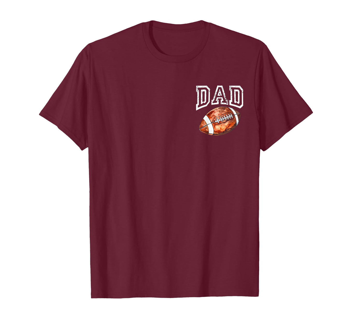Dad of The 1 Year Old Football 1st Year Down Birthday Party T-Shirt