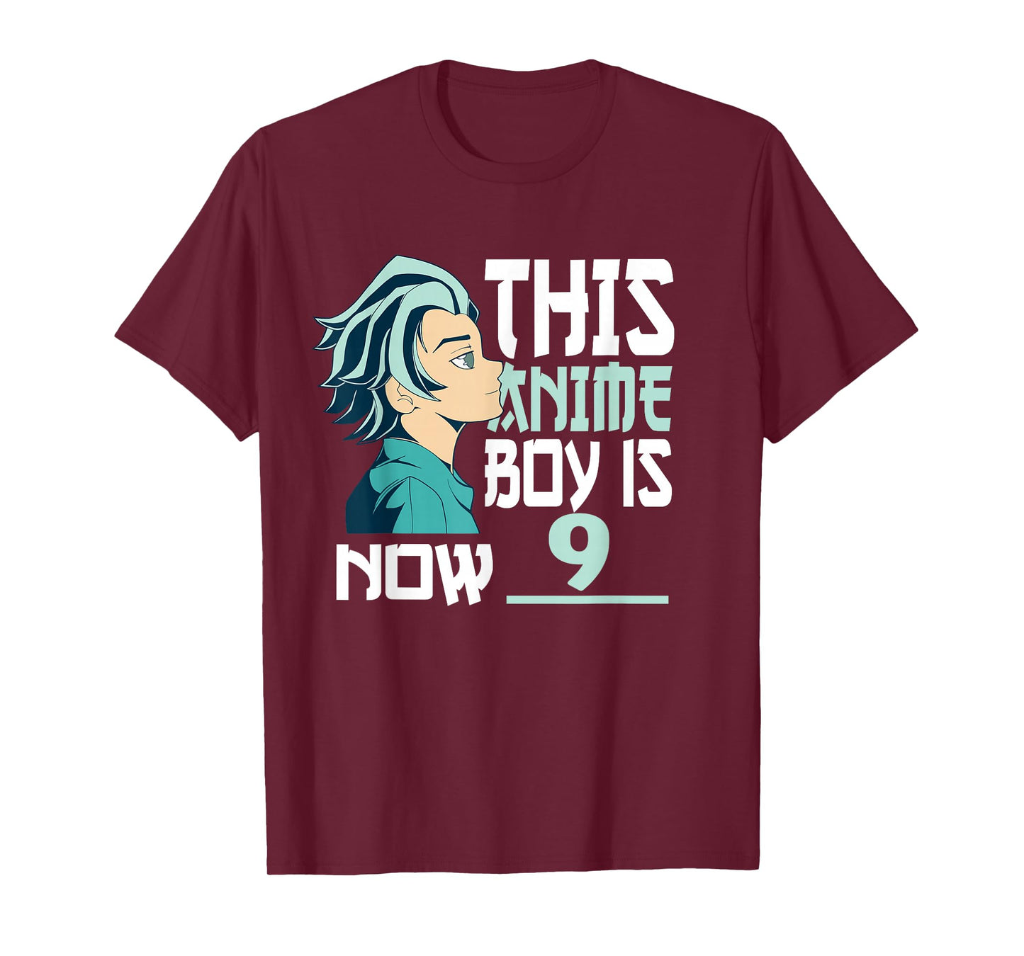 Manga This Anime Boy is Now 9 Years Old 9 th Birthday T-Shirt