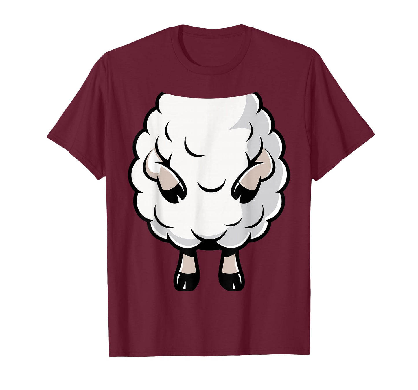 Sheep Shirt Adult Kids Men Women Lamb Sheep Costume T-Shirt