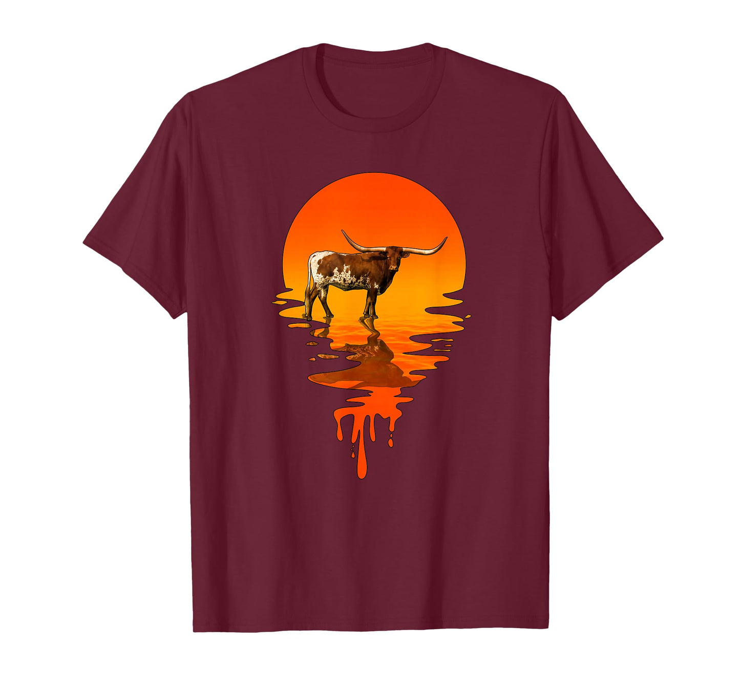 Vintage Retro Style Texas Longhorn T-Shirt
