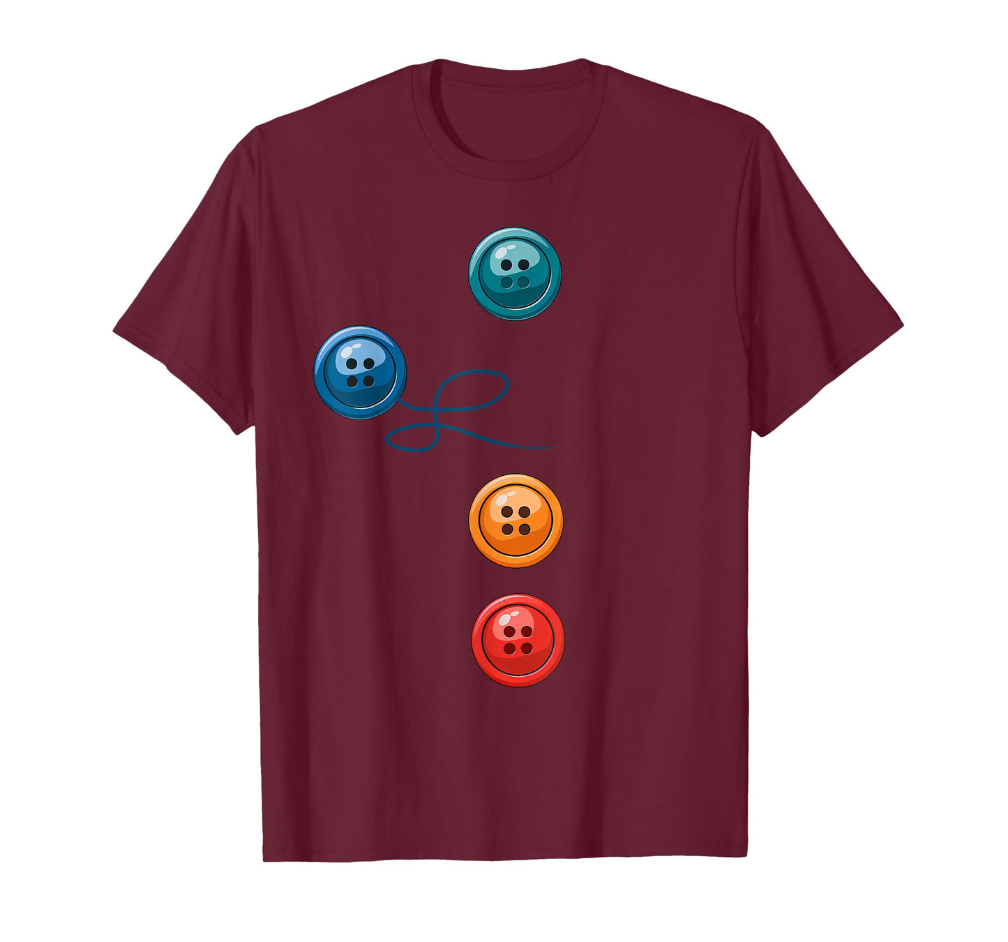 Four Groovy Buttons Blue Cat Funny Halloween Costume Kids T-Shirt