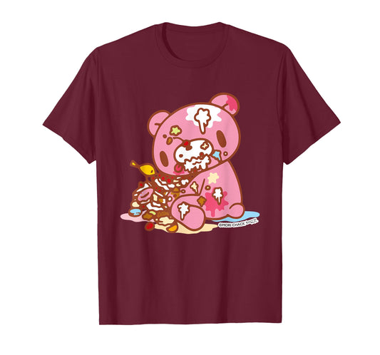 Gloomy Bear The Naughty Grizzly Junk Food Feast Anime T-Shirt
