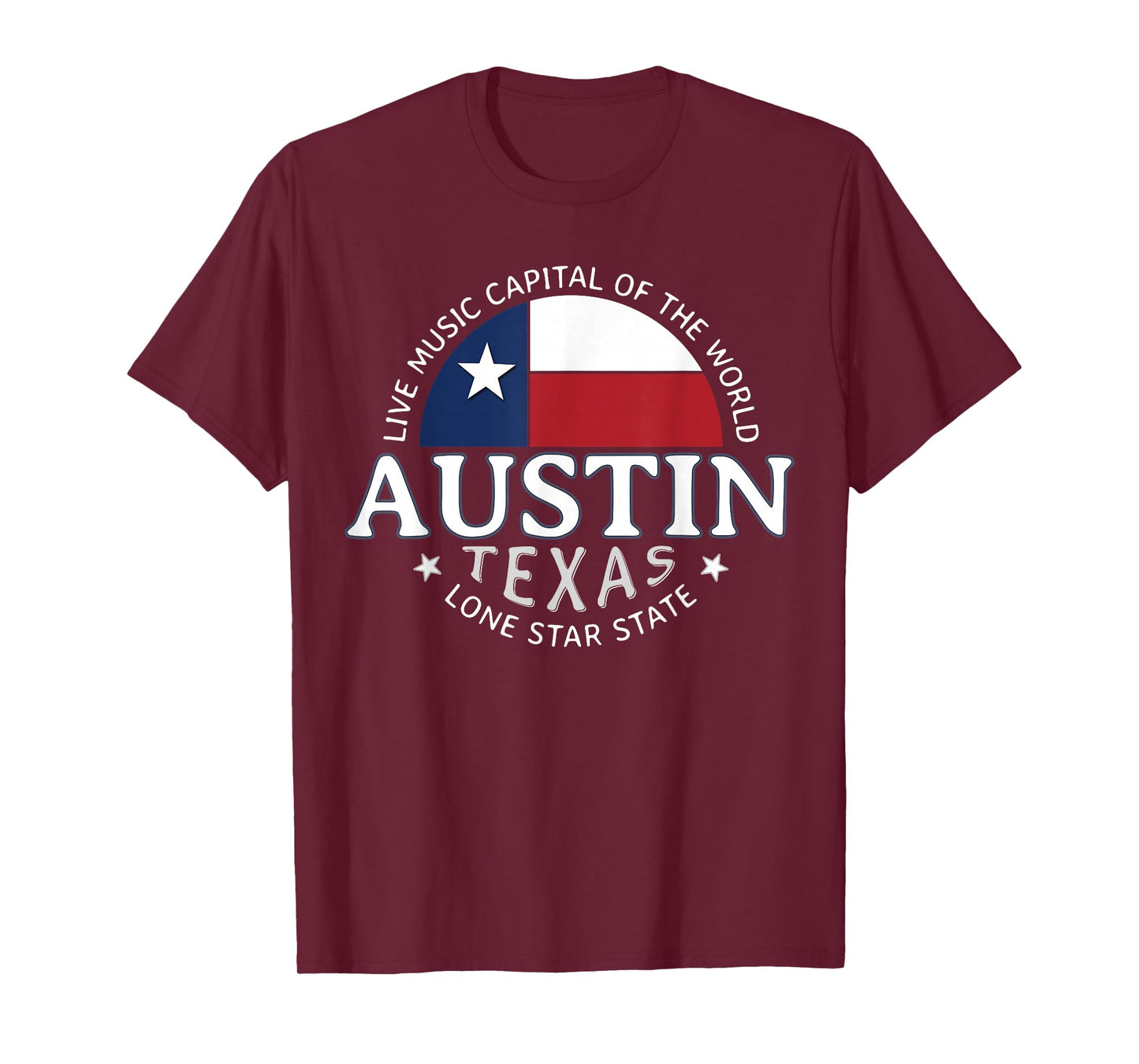 Austin Texas The Live Music Capital of the World Souvenir T-Shirt