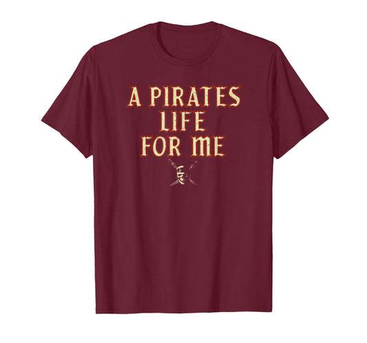 Disney Pirates of The Caribbean A Pirates Life for Me T-Shirt