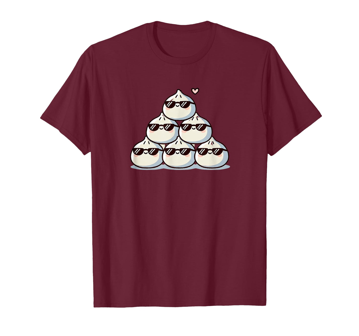 Kawaii Anime Bao Bun Ramen Sushi Kids Womens Mens T-Shirt