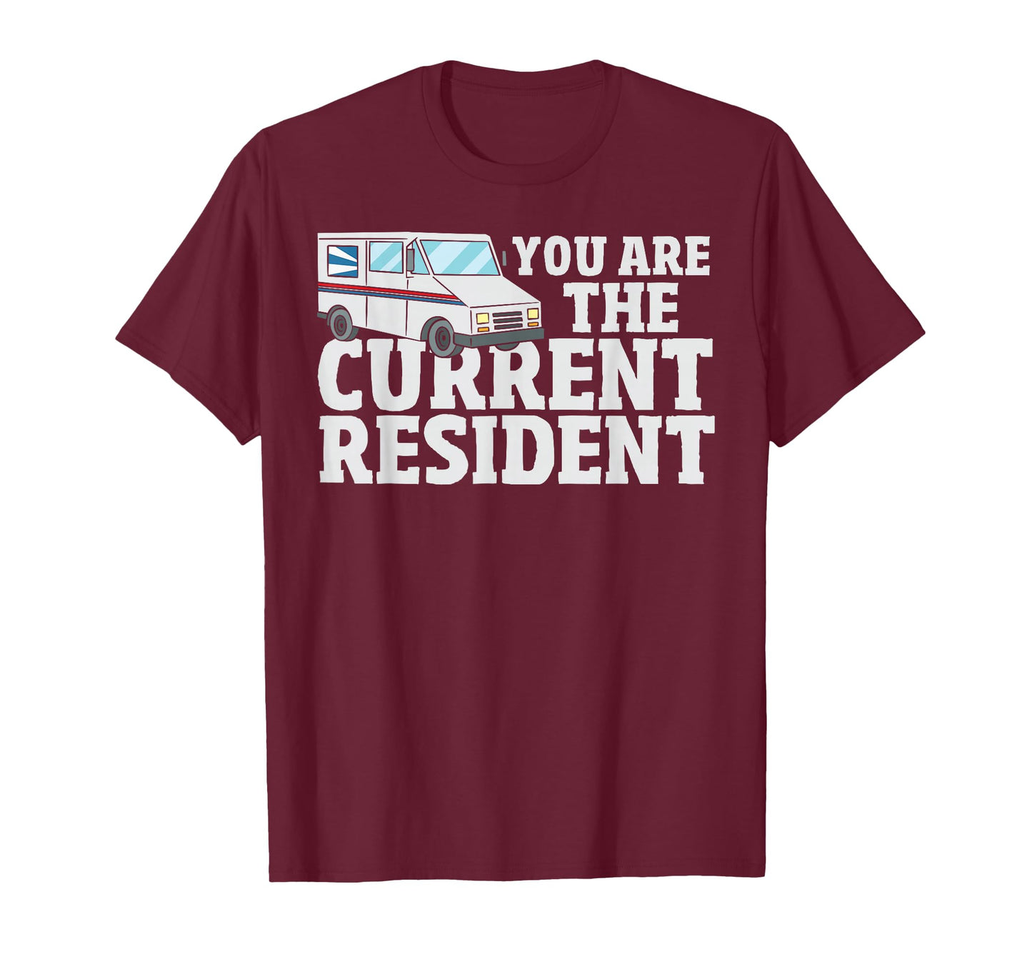 Postal Worker Funny Mailman You are The Current Resident T-Shirt