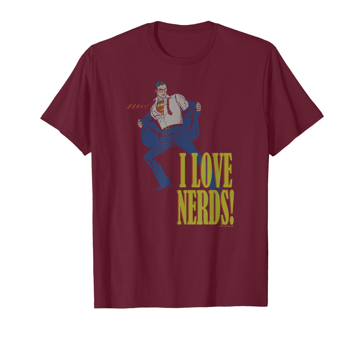 Superman I Love Nerds T Shirt T-Shirt