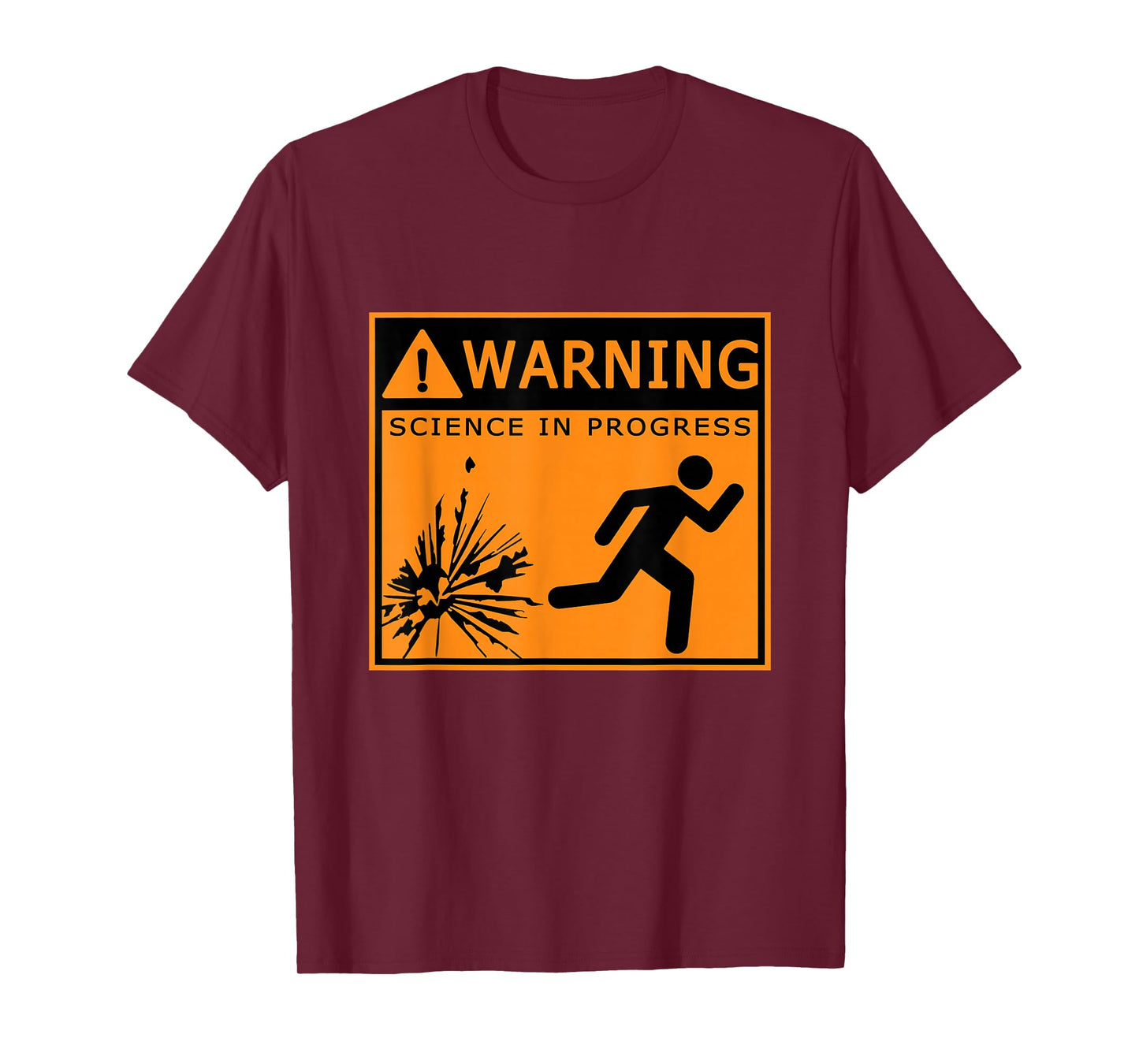 Warning Science in Progress Funny Scientist T-Shirt