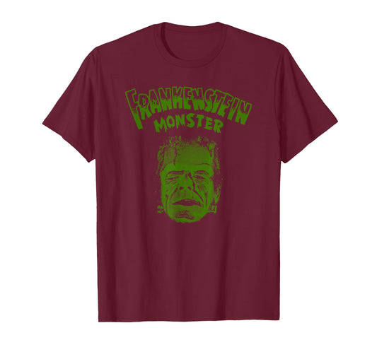 Classic Horror Movie Monsters-Vintage Frankenstein Monster T-Shirt