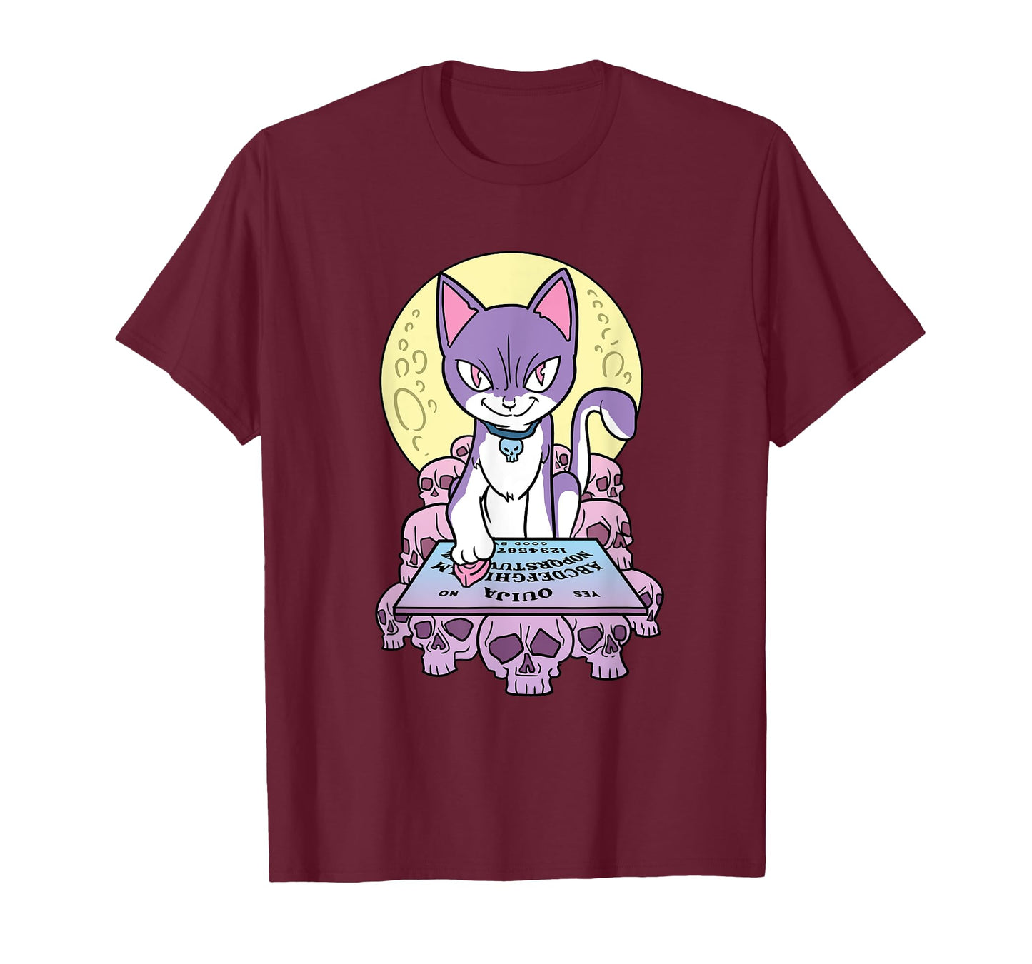 Pastel Goth Cat Ouija Board Voodoo T-Shirt