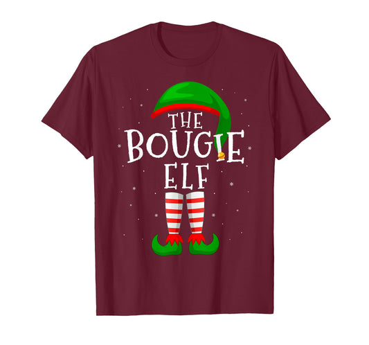 The Bougie Elf Funny Matching Family Group Christmas Gift T-Shirt